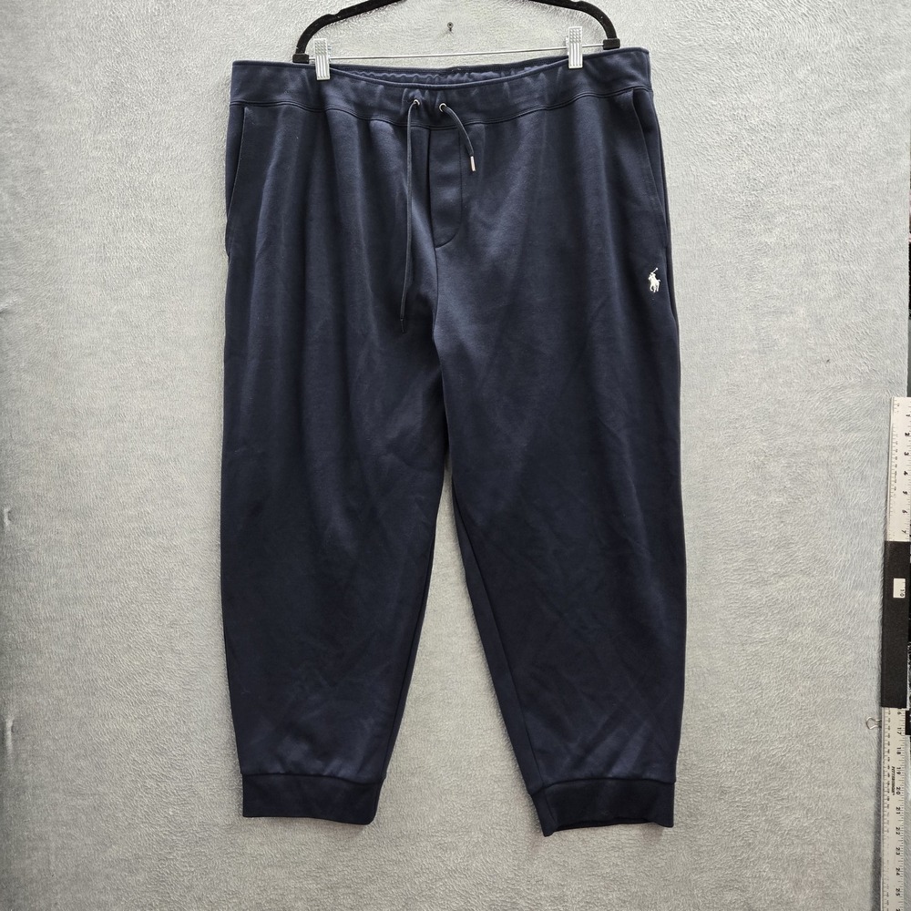 Polo Ralph Lauren Men Activewear Pants 3XB Navy Embroidered Jogger Performance